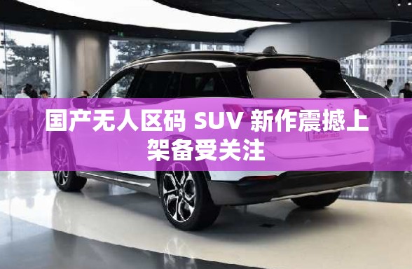 国产无人区码 SUV 新作震撼上架备受关注