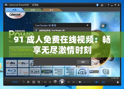 91 成人免费在线视频：畅享无尽激情时刻