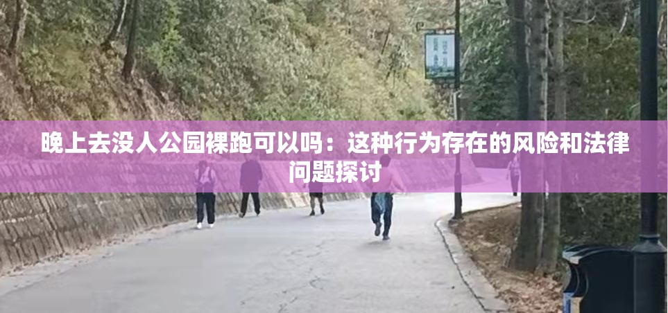 晚上去没人公园裸跑可以吗：这种行为存在的风险和法律问题探讨