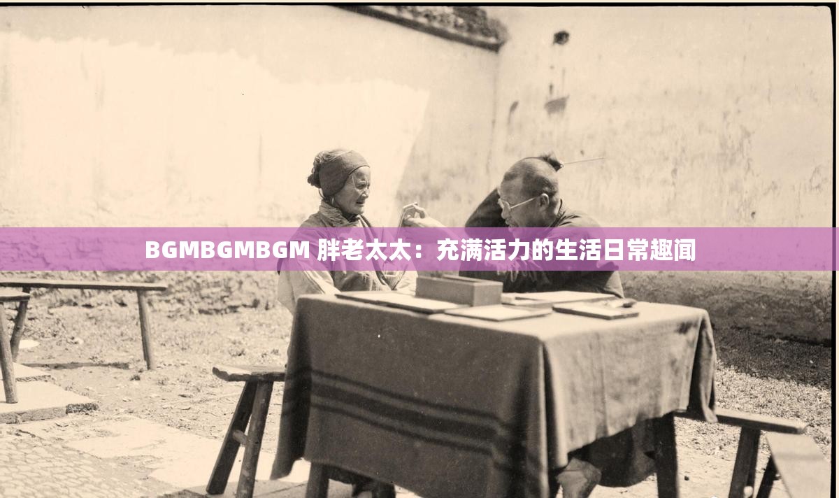 BGMBGMBGM 胖老太太：充满活力的生活日常趣闻