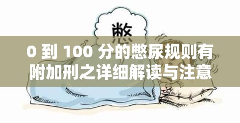 0 到 100 分的憋尿规则有附加刑之详细解读与注意事项