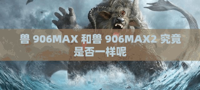 兽 906MAX 和兽 906MAX2 究竟是否一样呢