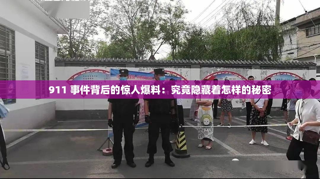 911 事件背后的惊人爆料：究竟隐藏着怎样的秘密