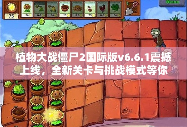 植物大战僵尸2国际版v6.6.1震撼上线，全新关卡与挑战模式等你来战！