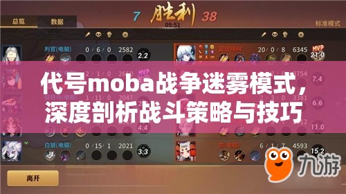 代号moba战争迷雾模式，深度剖析战斗策略与技巧提升指南