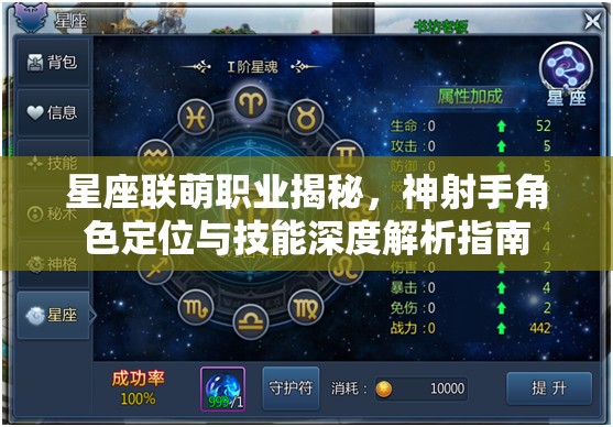 星座联萌职业揭秘，神射手角色定位与技能深度解析指南