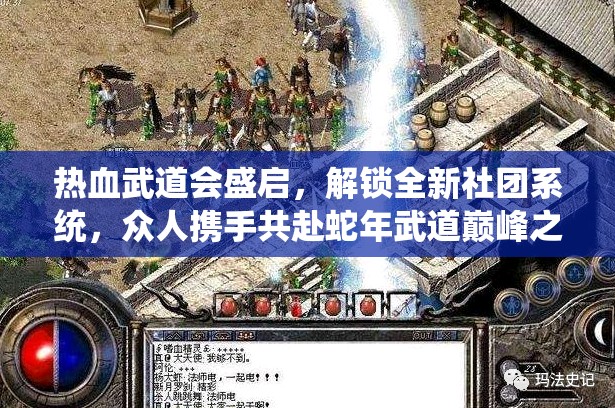 热血武道会盛启，解锁全新社团系统，众人携手共赴蛇年武道巅峰之旅