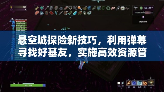 悬空城探险新技巧，利用弹幕寻找好基友，实施高效资源管理策略