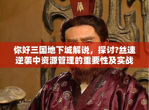 你好三国地下城解说，探讨?丝速逆袭中资源管理的重要性及实战策略