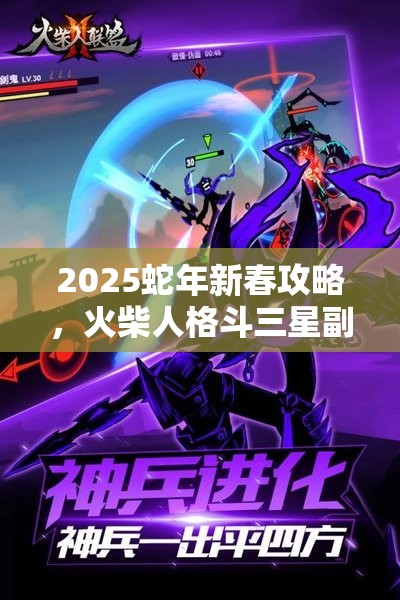 2025蛇年新春攻略，火柴人格斗三星副本通关技巧，助你解锁格斗潜能