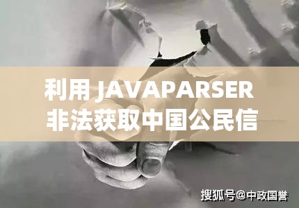 利用 JAVAPARSER 非法获取中国公民信息乱象丛生