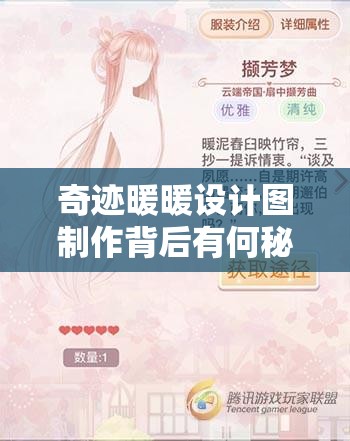 奇迹暖暖设计图制作背后有何秘密？如何解锁成就奖励部件2？