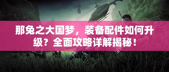 那兔之大国梦，装备配件如何升级？全面攻略详解揭秘！