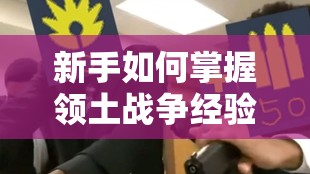 新手如何掌握领土战争经验？揭秘资源管理的艺术与奥秘？