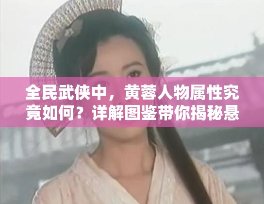 全民武侠中，黄蓉人物属性究竟如何？详解图鉴带你揭秘悬念！