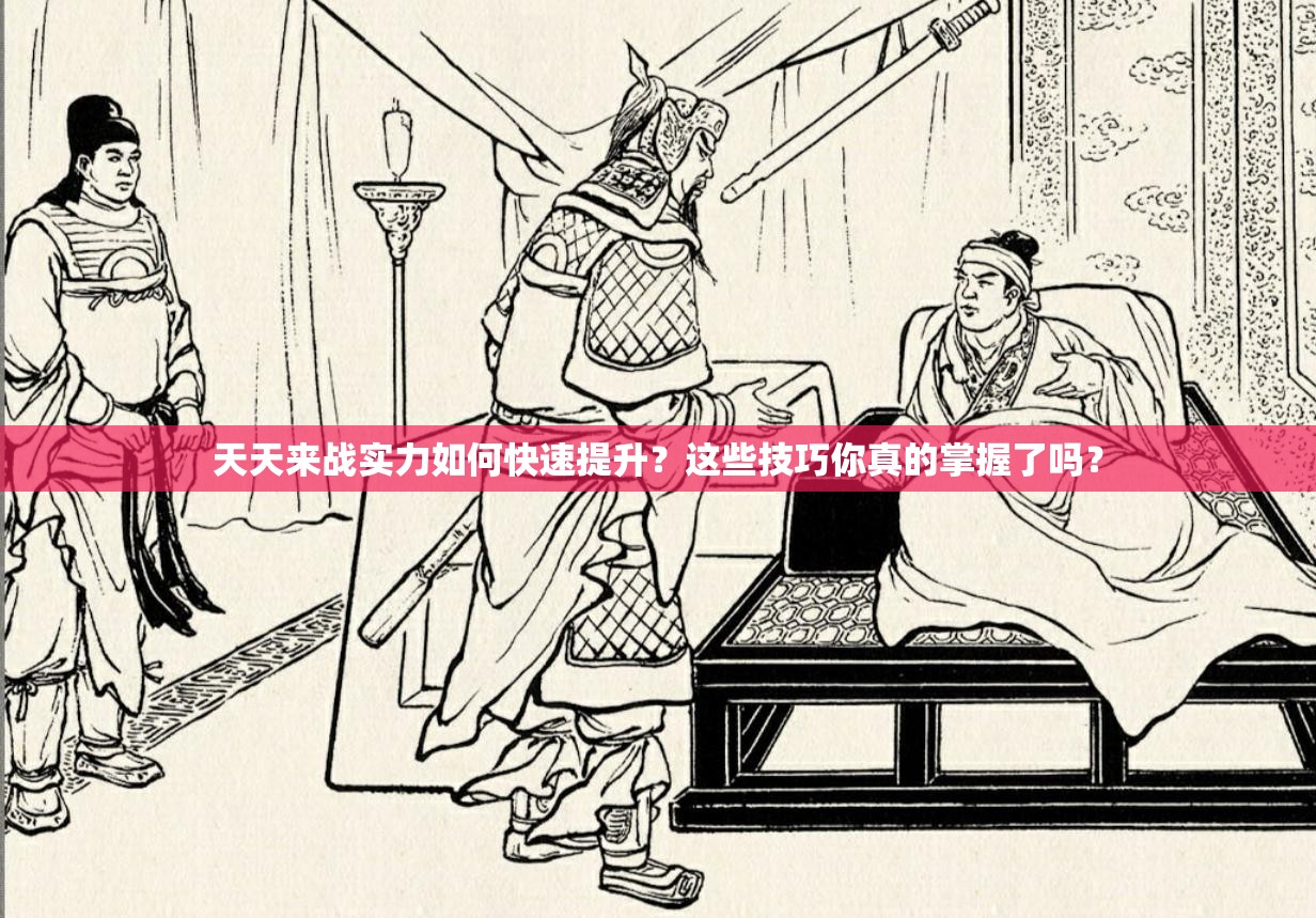 天天来战实力如何快速提升？这些技巧你真的掌握了吗？